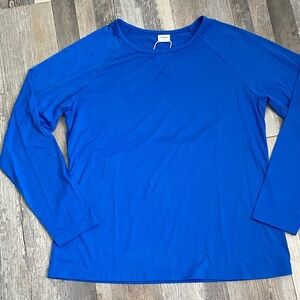 Classic Blue Long Sleeve Men's Tee